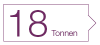 18 Tonnen Nahrungsmittel 18 Tonnen