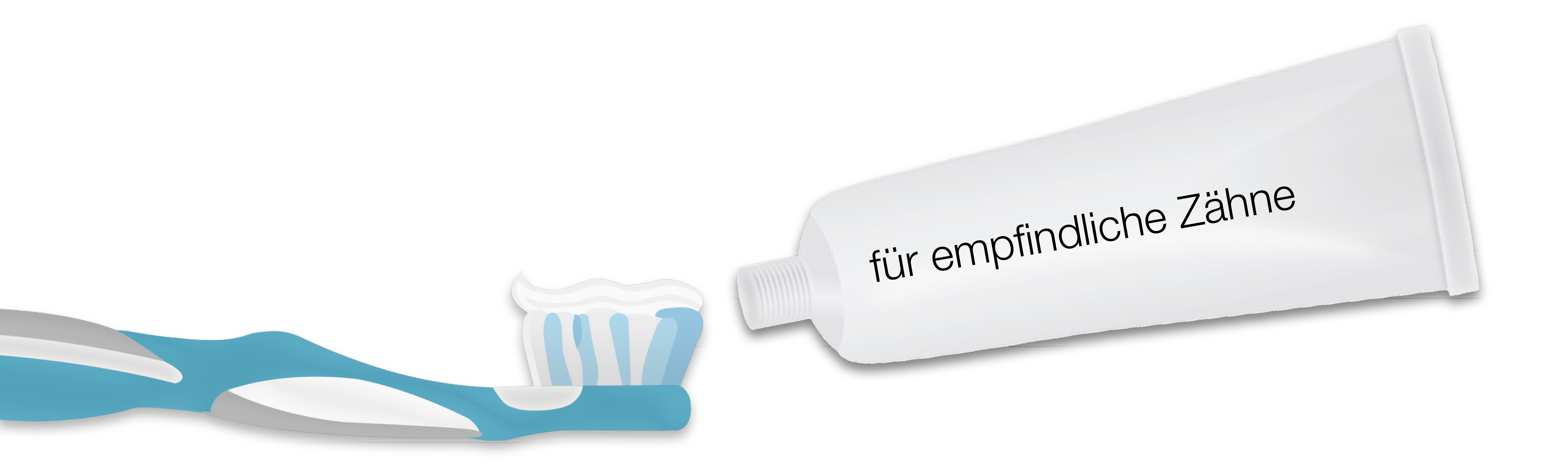 Zahnb�rste mit Zahncreme
